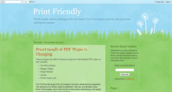 Desktop Screenshot of blog.printfriendly.com